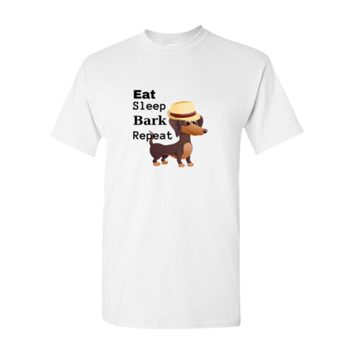 Eat Sleep Bark Repeat - Dachshund T Shirt Thumbnail