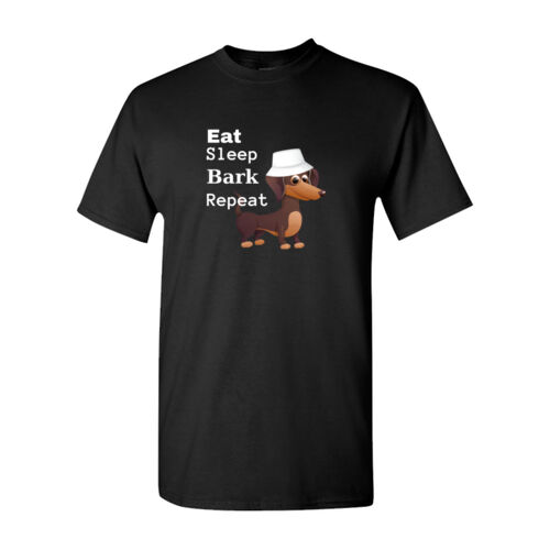 Eat Sleep Bark Repeat - Dachshund T Shirt  Thumbnail